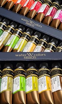 MISSION Water colors 高級顔料使用水彩絵具 MISSION Water colors 高級顔料使用水彩絵具